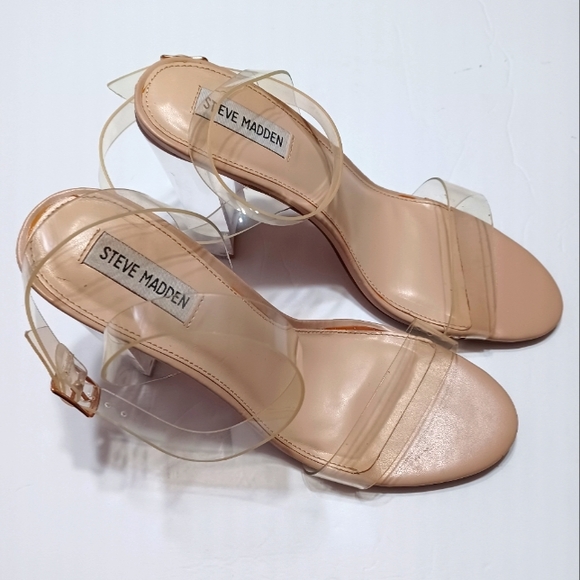 Steve Madden Clear Heels - Picture 4 of 7